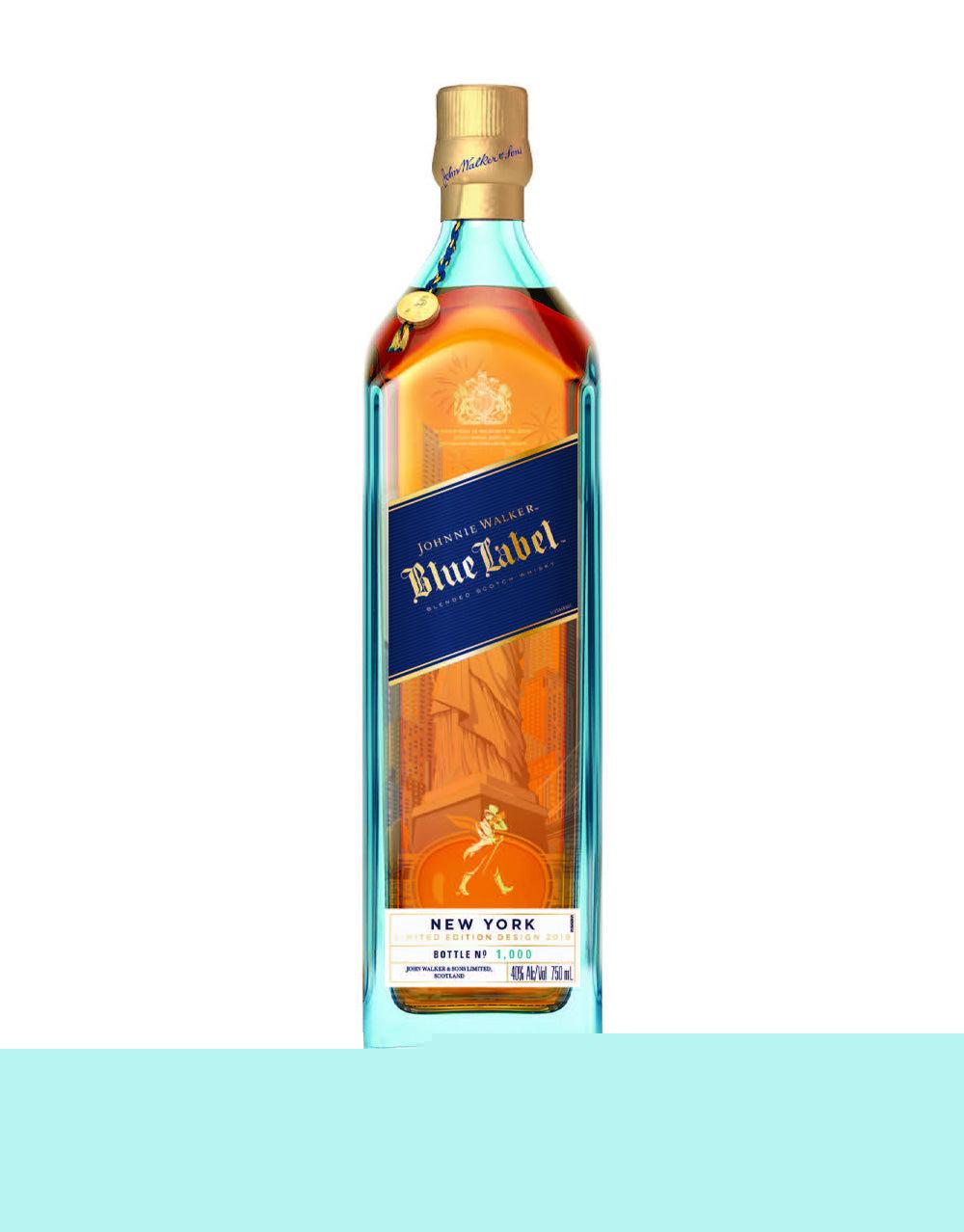 Johnnie Walker Blue Label Blended Scotch Whisky, New York Edition