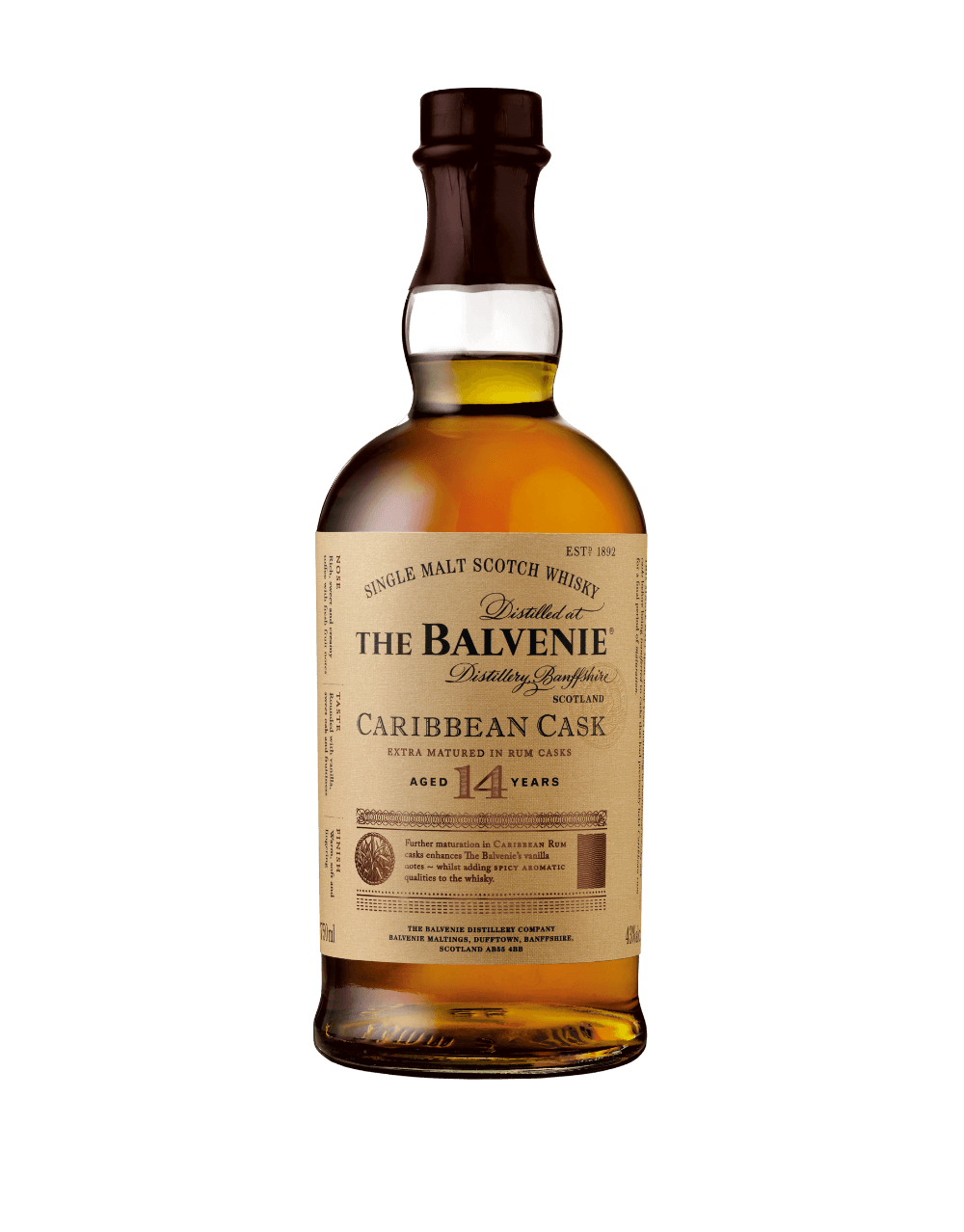 The Balvenie Caribbean Cask – Aged 14 Years