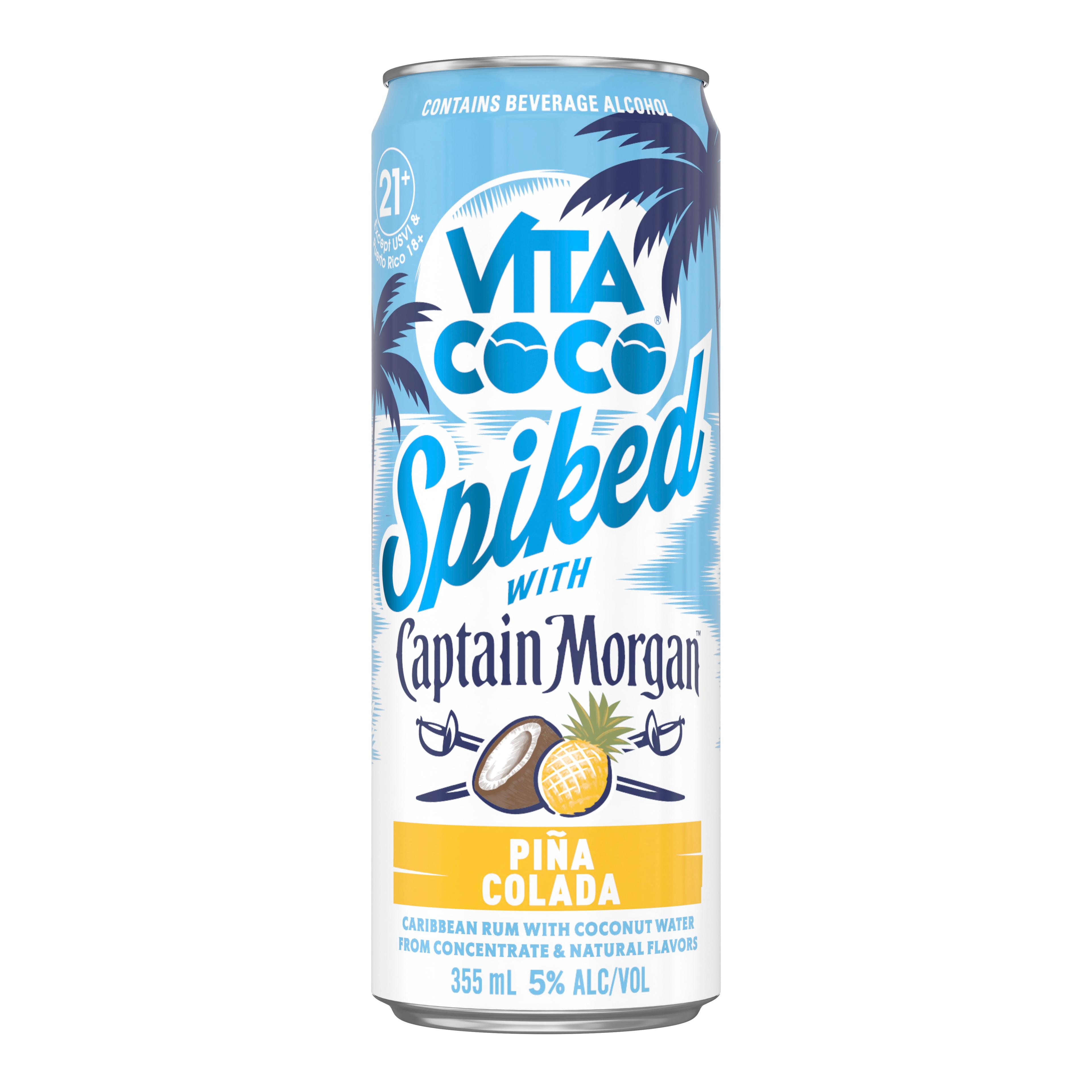 Vita Coco Spiked with Captain Morgan Pina Colada