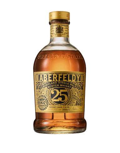 image-Aberfeldy 25 Year Old Single Malt Scotch Whisky 125th Anniversary Limited Edition, Sherry Cask Finish