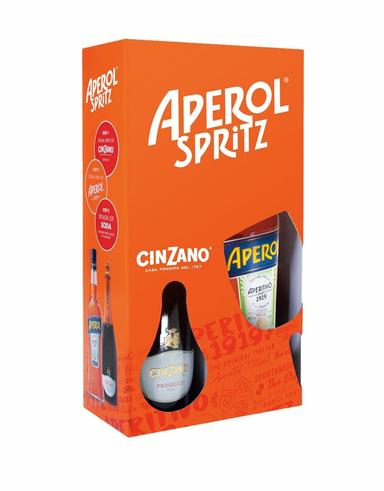 image-Aperol Spritz and Cinzano Sparkling Wine Prosecco