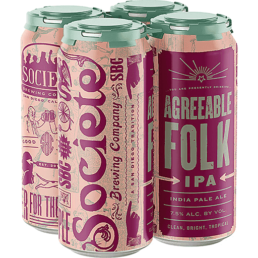 Societe Brewing Co. Rotating IPA Agreeable Folk IPA