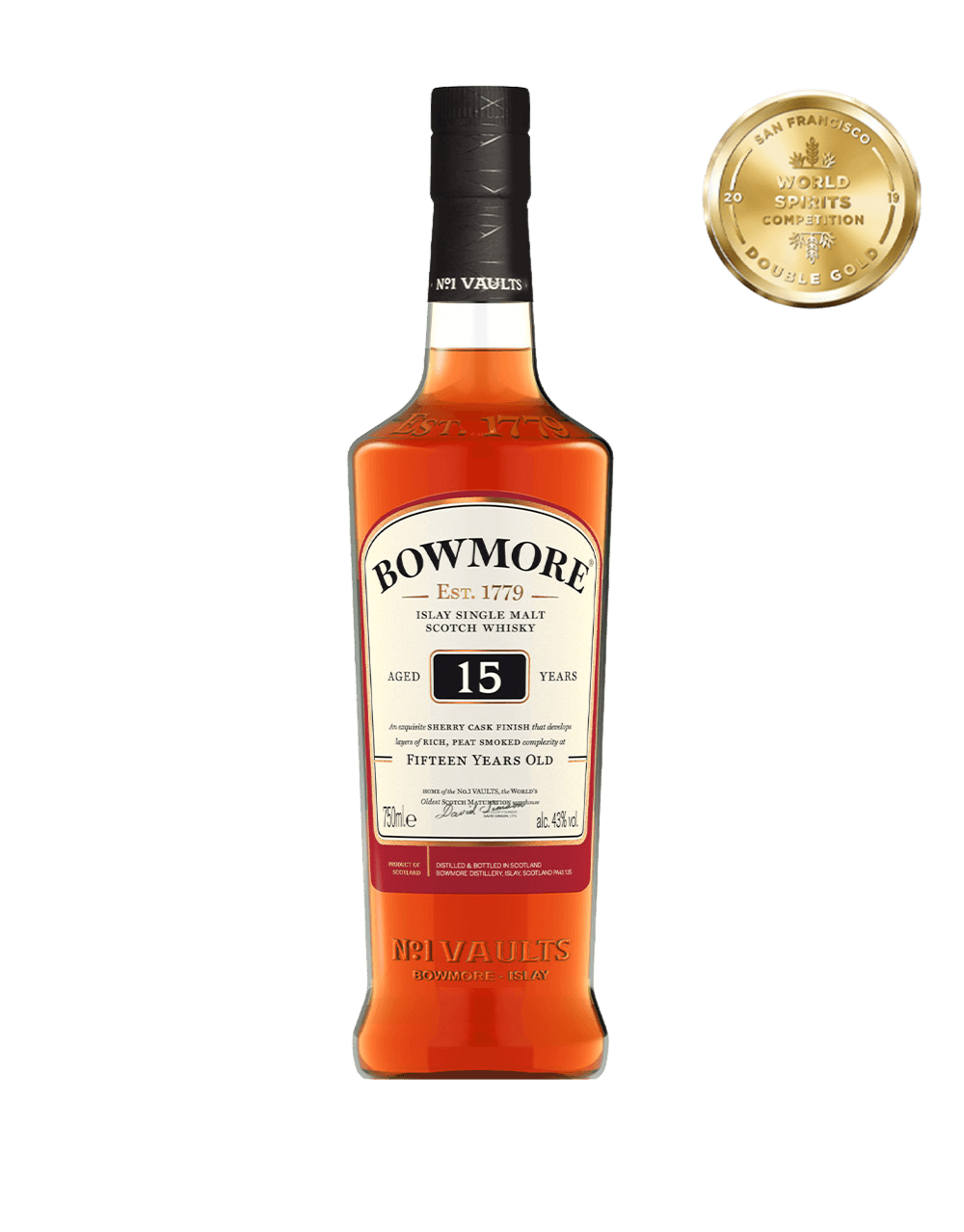 Bowmore 15 Year Islay Single Malt Scotch Whisky