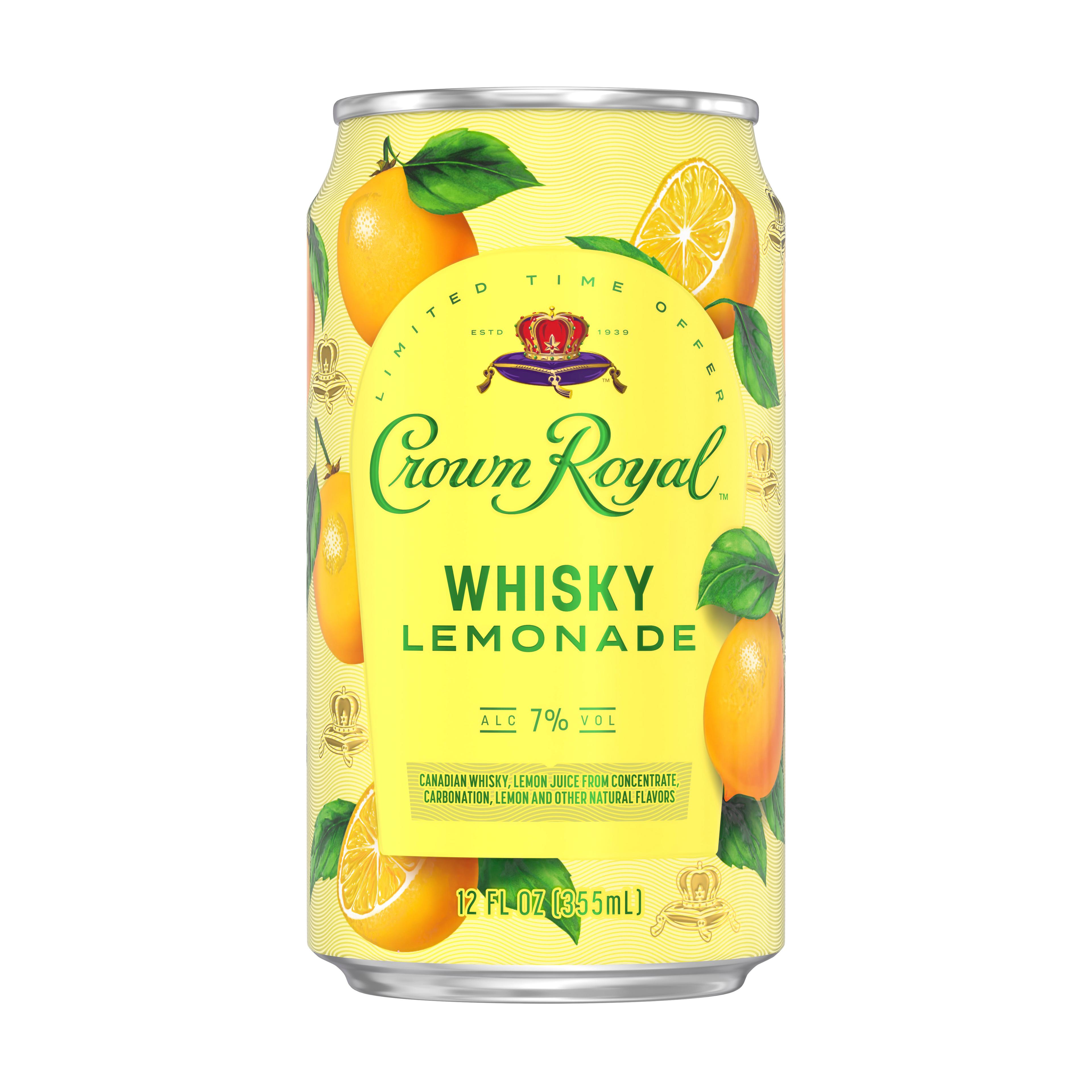 Crown Royal Whisky Lemonade Cocktail