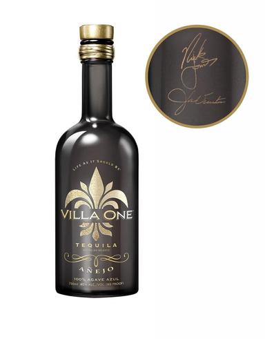 image-Villa One Añejo Tequila with Engraved Signatures