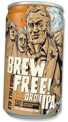 21st Amendment Brew Free! Or Die IPA