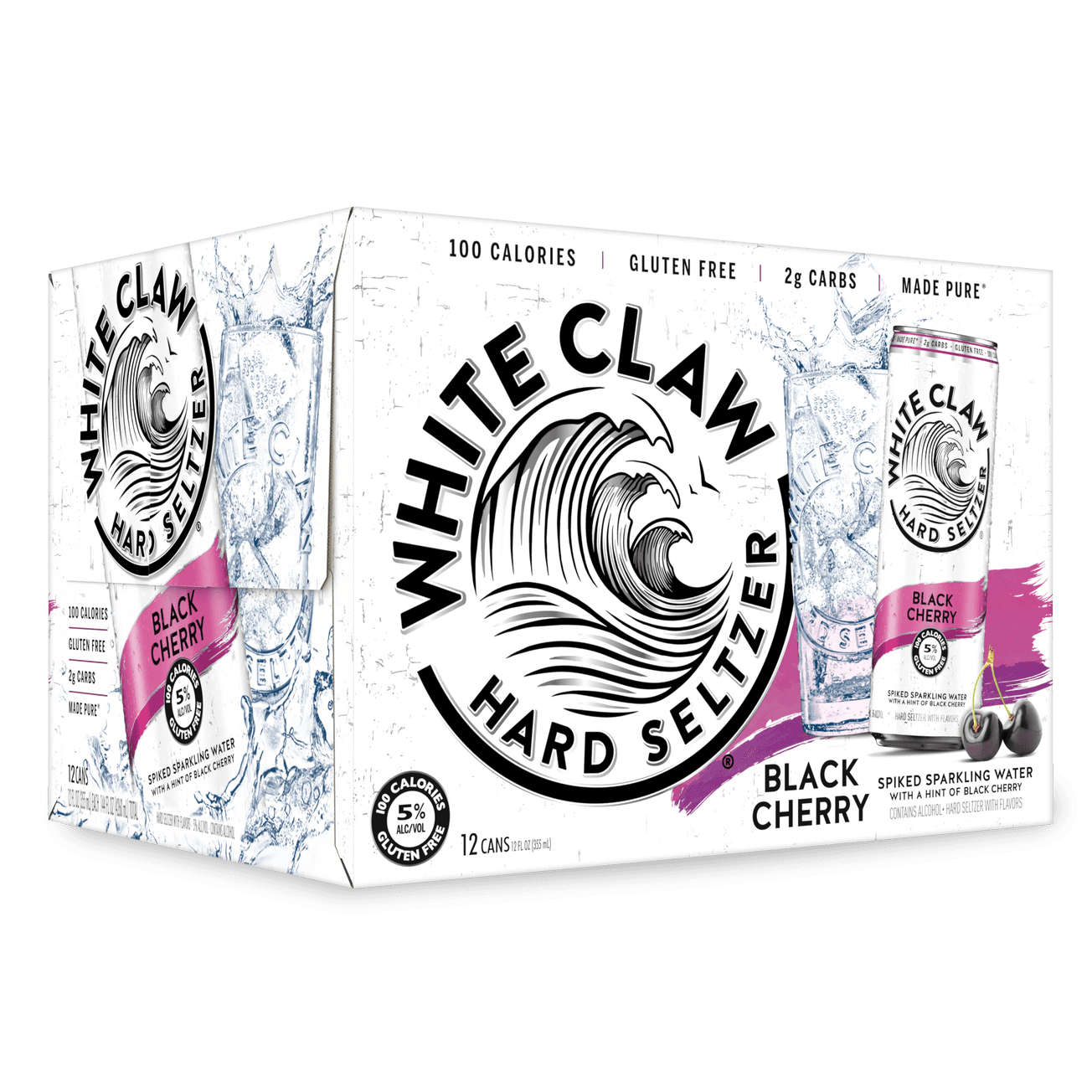 White Claw Hard Seltzer Black Cherry