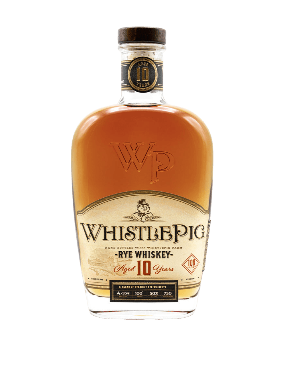 WhistlePig 10 Year 100 Proof Rye Whiskey
