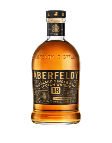 image-Aberfeldy 18 Year Old Limited Edition Single Malt Scotch Whisky Finished in Napa Valley Cabernet Sauvignon Casks