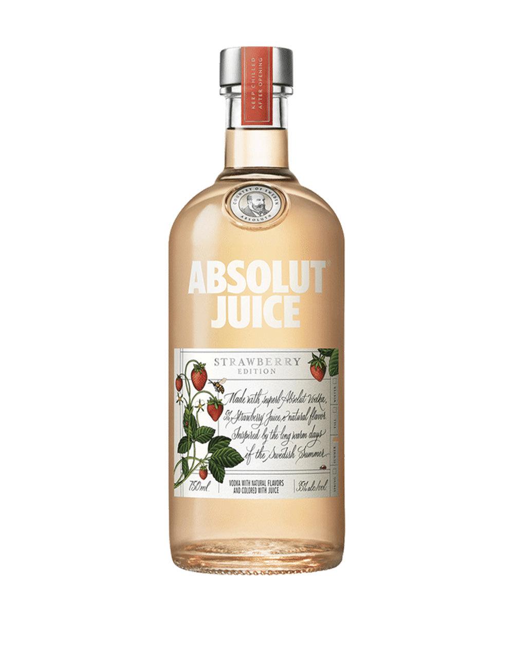 Absolut Juice Strawberry Vodka