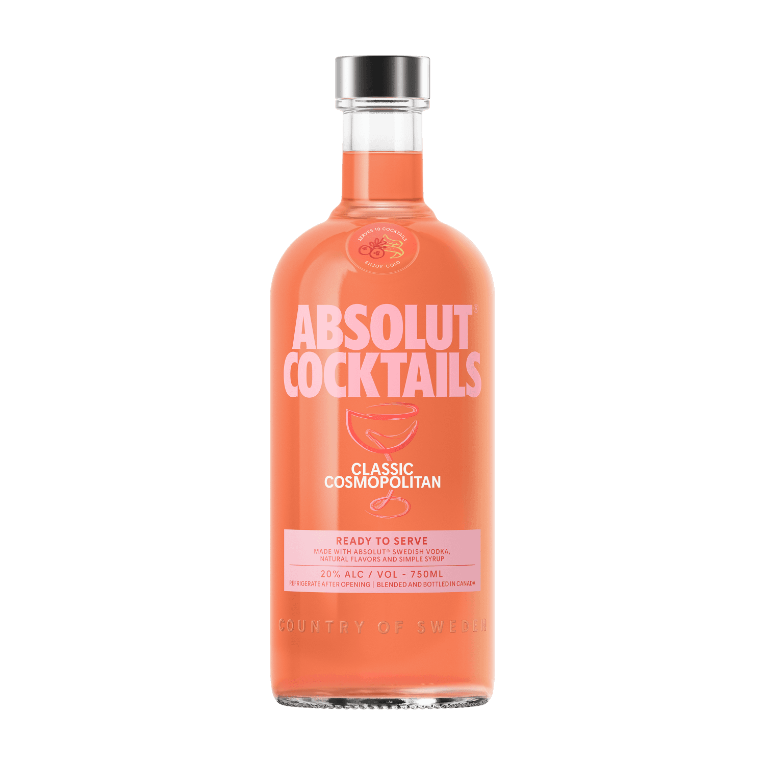 Absolut Cocktails Classic Cosmopolitan