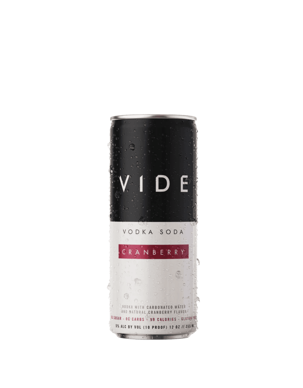 VIDE Cranberry Vodka Soda