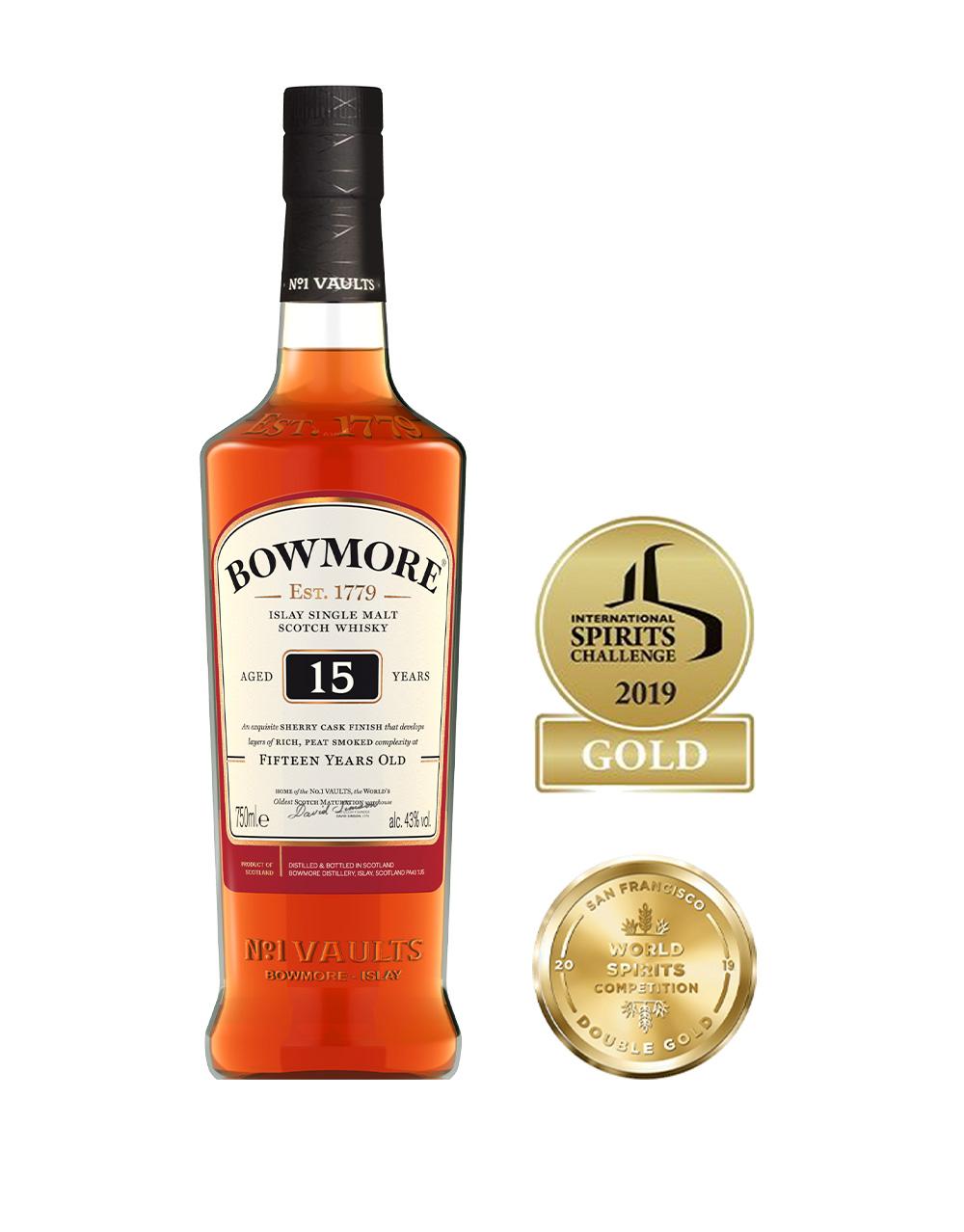Bowmore 15 Year Islay Single Malt Scotch Whisky