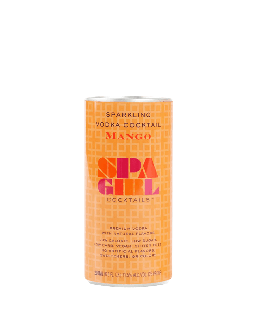 Spa Girl Cocktails Mango Sparkling Vodka Cocktails