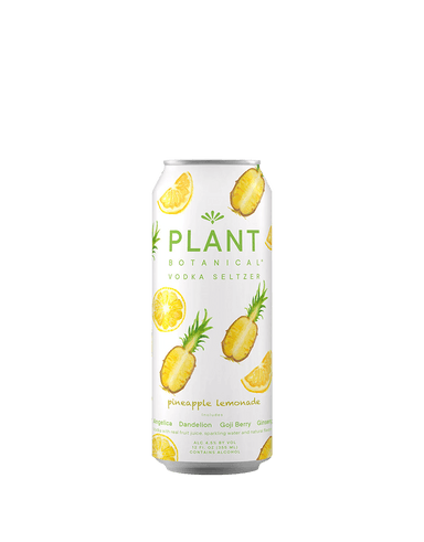 image-Plant Botanical Pineapple Lemonade Botanical Vodka Seltzer