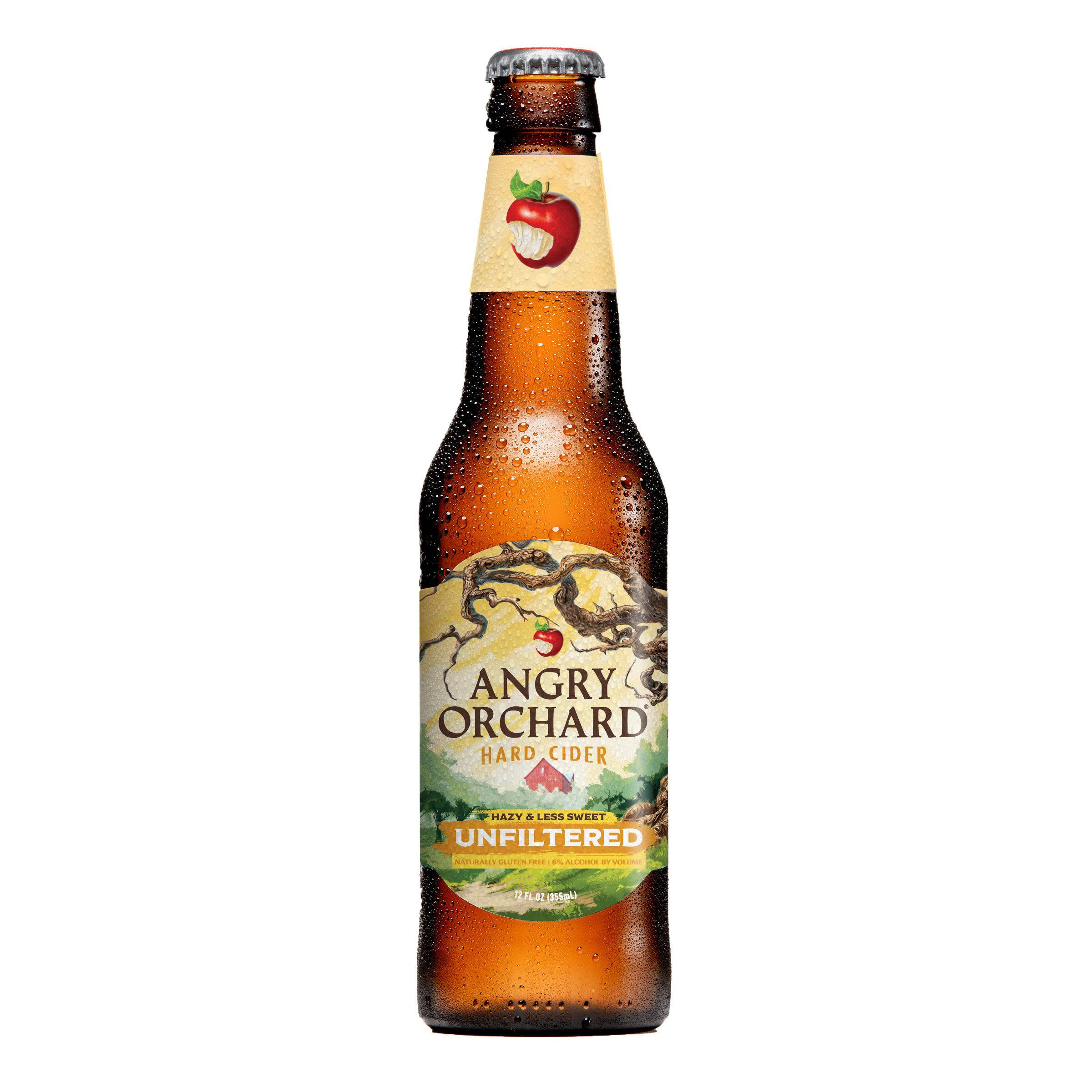 Angry Orchard Hard Cider Crisp Apple Unfiltered