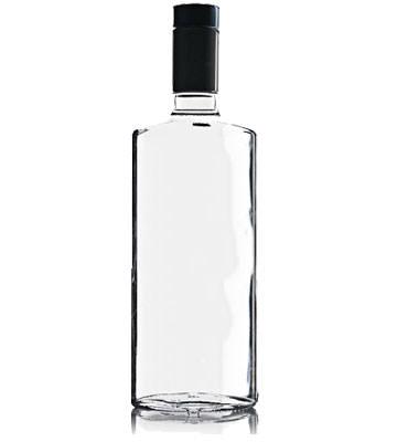 Los Azulejos Skelly Tequila Blanco Clear Bottle